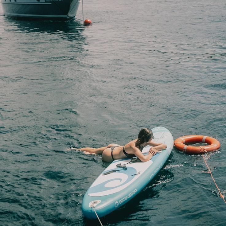 Elegant yacht scene